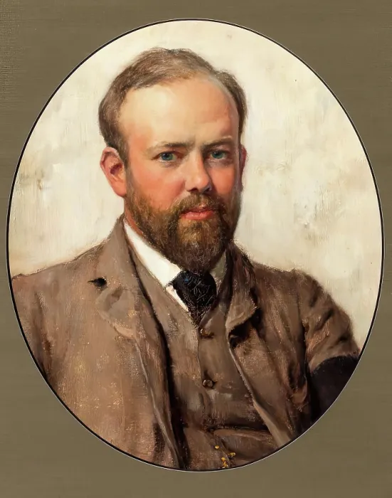 Framed Print : Adrian Stokes, RA, 1888. Creator: Theodore Blake Wirgman Framed Print : Adrian Stokes, RA, 1888. Creator: Theodore Blake Wirgman