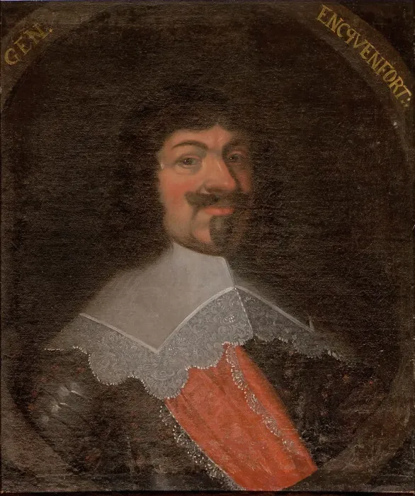 Framed Print : Adrian von Enkevort, Count, c17th century. Creator: Anon Framed Print : Adrian von Enkevort, Count, c17th century. Creator: Anon