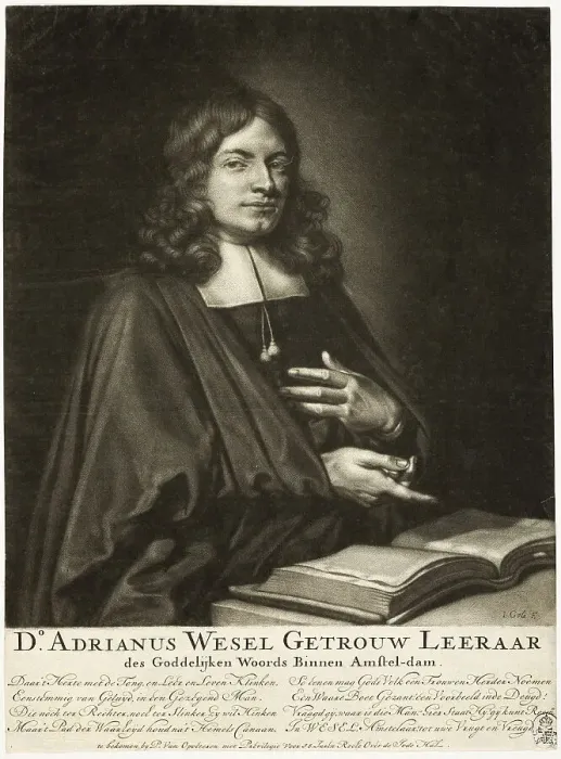 Framed Print : Adrian Wesel, Cleric in Amsterdam, n.d. Creator: Jacob Gole Framed Print : Adrian Wesel, Cleric in Amsterdam, n.d. Creator: Jacob Gole