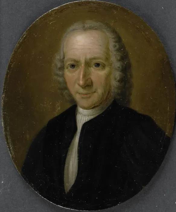 Framed Print : Adrianus van Royen (1704-79), professor of medicine and herbalism at Leiden, c.1730-c.1770. Creator: Unknown Framed Print : Adrianus van Royen (1704-79), professor of medicine and herbalism at Leiden, c.1730-c.1770. Creator: Unknown