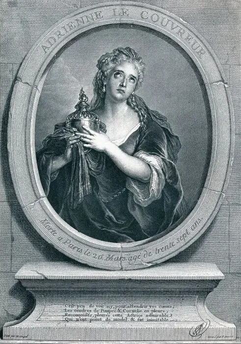 Framed Print : Adrienne Lecouvreur (1692-1730) as Cornelia, (1903). Artist: Pierre Imbert Drevet Framed Print : Adrienne Lecouvreur (1692-1730) as Cornelia, (1903). Artist: Pierre Imbert Drevet