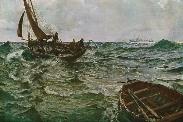 Adrift, c1890, (c1930). Creator: Charles Napier Hemy