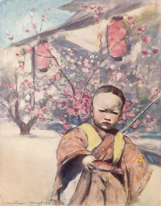 Framed Print : Advance Japan, c1887, (1901). Artist: Mortimer L Menpes Framed Print : Advance Japan, c1887, (1901). Artist: Mortimer L Menpes