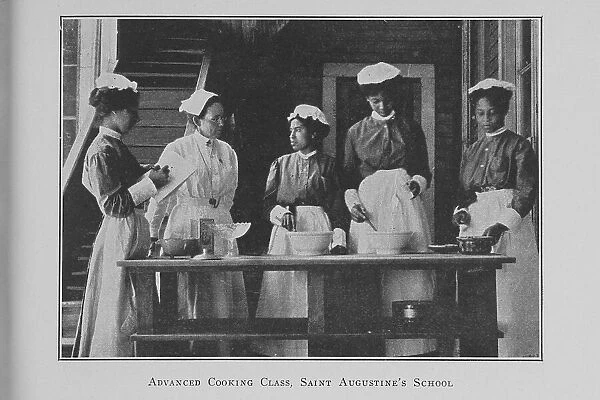 Advanced cooking class; Saint Augustine's School; [Raleigh, North Carolina], (1923?). Creator: Unknown