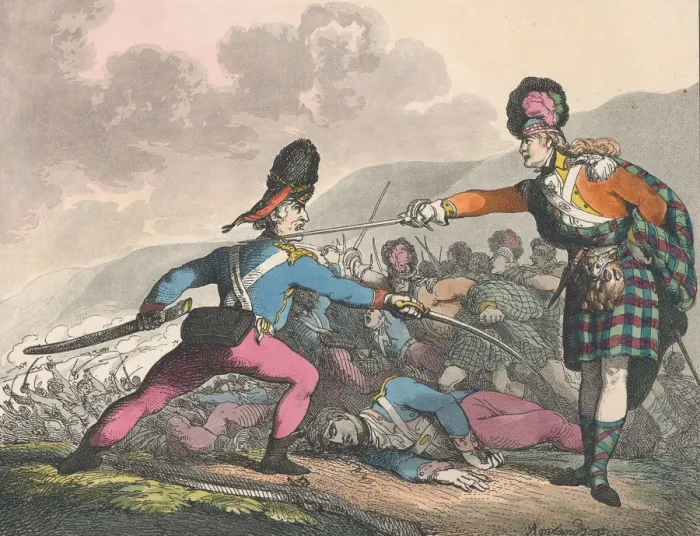 Framed Print : The Advantage of Shifting the Leg, September 1798. September 1798 Framed Print : The Advantage of Shifting the Leg, September 1798. September 1798