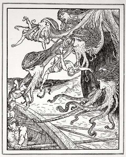 The Adventure with Scylla, 1926. Artist: Henry Justice Ford