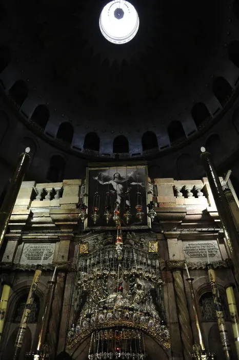 Framed Print : Aedicula, the tomb of Christ at The Holy Sepulchre, Jerusalem, Israel, 2014. Creator: LTL Framed Print : Aedicula, the tomb of Christ at The Holy Sepulchre, Jerusalem, Israel, 2014. Creator: LTL