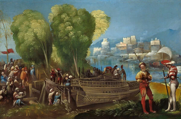 Aeneas and Achates on the Libyan Coast, c. 1520. Creator: Dosso Dossi