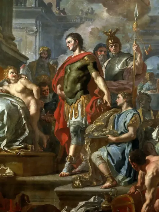 Framed Print : Aeneas and Dido, 1739-1740. Creator: Solimena, Francesco (1657-1747) Framed Print : Aeneas and Dido, 1739-1740. Creator: Solimena, Francesco (1657-1747)