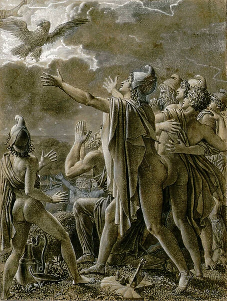 Aeneas and his followers in Latium, 1791-1793. Creator: Girodet de Roucy Trioson, Anne Louis