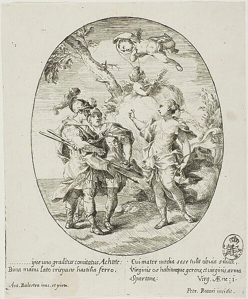 Aeneas, Venus, and Achates, n.d. Creator: Pietro Rotari