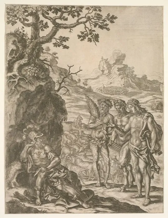 Framed Print : Aeneid, 1658. Creator: Pierre Lombart (French, 1612-1682) Framed Print : Aeneid, 1658. Creator: Pierre Lombart (French, 1612-1682)