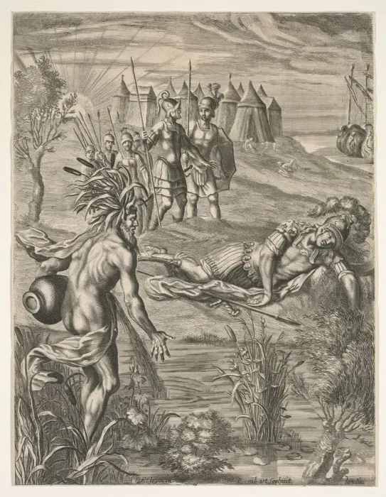 Framed Print : Aeneid, 1658. Creator: Pierre Lombart (French, 1612-1682) Framed Print : Aeneid, 1658. Creator: Pierre Lombart (French, 1612-1682)