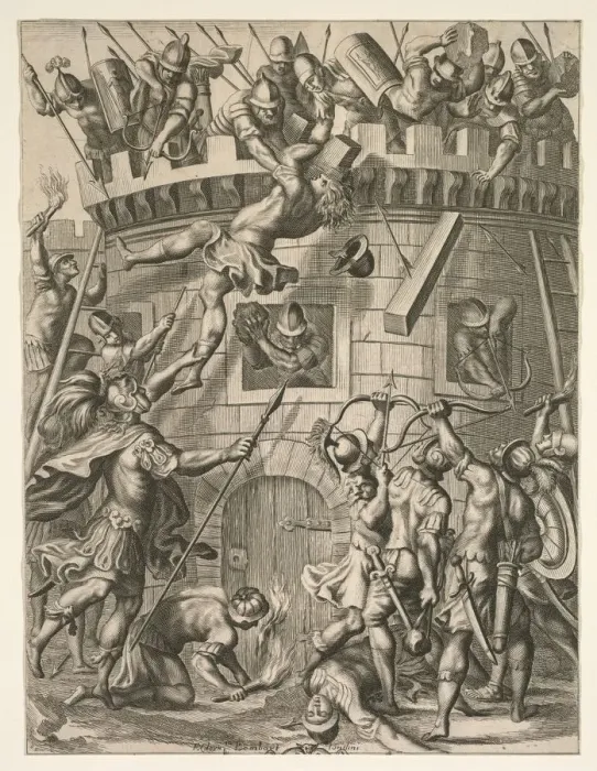 Framed Print : Aeneid, 1658. Creator: Pierre Lombart (French, 1612-1682) Framed Print : Aeneid, 1658. Creator: Pierre Lombart (French, 1612-1682)