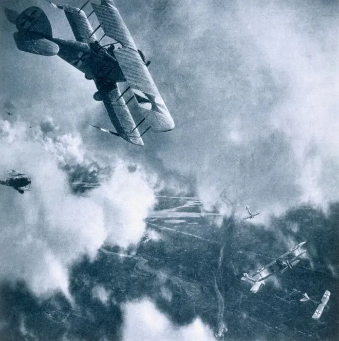 Framed Print : Aerial combat on the Western Front, World War I, 1914-1918 Framed Print : Aerial combat on the Western Front, World War I, 1914-1918