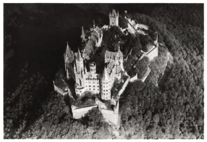 Framed Print : Aerial view of Hohenzollern Castle, Baden-Wurttemberg, Germany, from a Zeppelin, c1931 (1933) Framed Print : Aerial view of Hohenzollern Castle, Baden-Wurttemberg, Germany, from a Zeppelin, c1931 (1933)