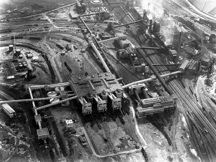 Framed Print : Aerial view of the Manvers coal processing plant, Wath upon Dearne, South Yorkshire, 1964 Framed Print : Aerial view of the Manvers coal processing plant, Wath upon Dearne, South Yorkshire, 1964