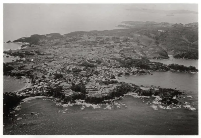 Framed Print : Aerial view of Oginohama, Japan, from a Zeppelin, 1929 (1933) Framed Print : Aerial view of Oginohama, Japan, from a Zeppelin, 1929 (1933)