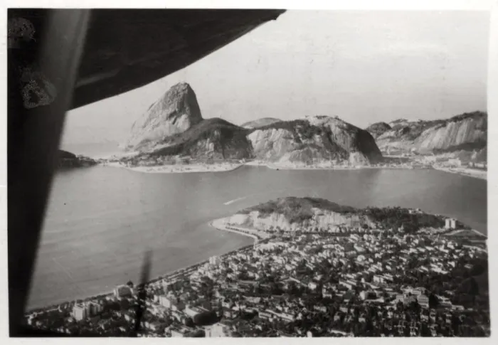 Framed Print : Aerial view of Rio de Janeiro, Brazil, from a Zeppelin, 1930 (1933) Framed Print : Aerial view of Rio de Janeiro, Brazil, from a Zeppelin, 1930 (1933)