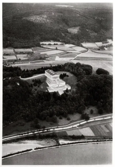 Framed Print : Aerial view of the Walhalla Temple, near Regensburg, Germany, from a Zeppelin, c1931 (1933) Framed Print : Aerial view of the Walhalla Temple, near Regensburg, Germany, from a Zeppelin, c1931 (1933)