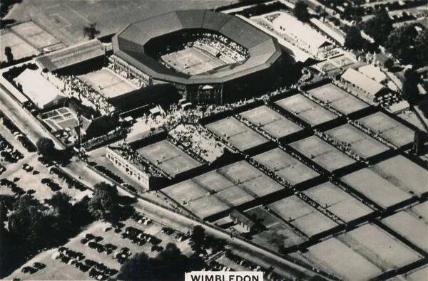 Aerial view of Wimbledon, 1939