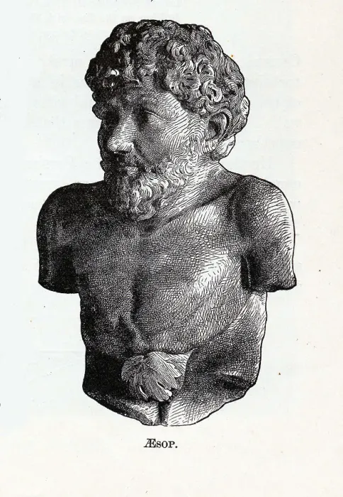 Framed Print : Aesop, 1882. Artist: Anonymous Framed Print : Aesop, 1882. Artist: Anonymous