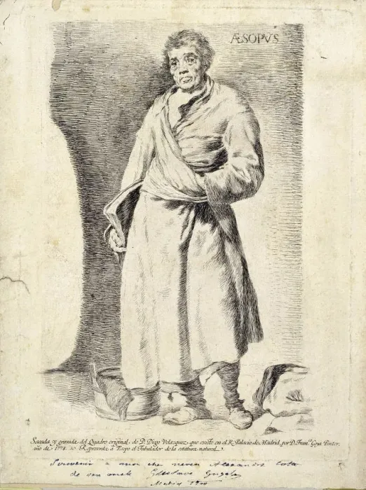 Framed Print : Aesop. Found in the Collection of State Hermitage, St. Petersburg Framed Print : Aesop. Found in the Collection of State Hermitage, St. Petersburg