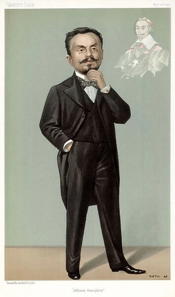 Affaires Etrangeres, Gabriel Hanotaux, French statesman, 1896. Artist: Jean Baptiste Guth