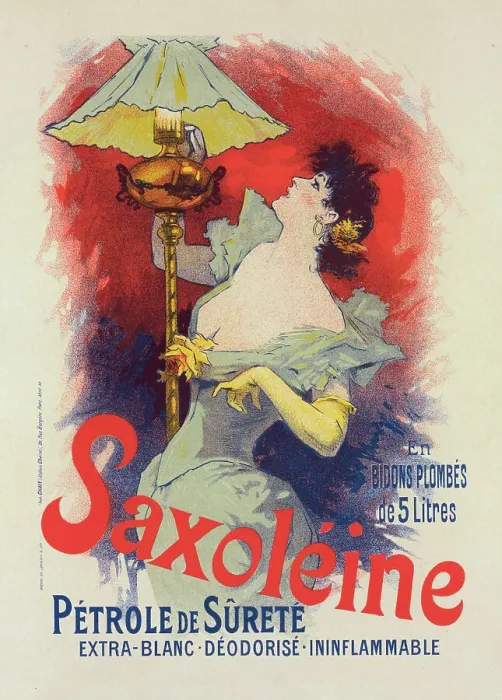 Framed Print : Affiche pour la Saxoléine, c1899. Creator: Jules Cheret. Affiche pour la Saxoléine, c1899. Creator: Jules Cheret Framed Print : Affiche pour la Saxoléine, c1899. Creator: Jules Cheret. Affiche pour la Saxoléine, c1899. Creator: Jules Cheret