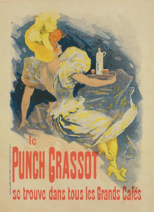 Framed Print : Affiche pour le Punch Grassot, c1896. Creator: Jules Cheret. Affiche pour le Punch Grassot, c1896. Creator: Jules Cheret Framed Print : Affiche pour le Punch Grassot, c1896. Creator: Jules Cheret. Affiche pour le Punch Grassot, c1896. Creator: Jules Cheret