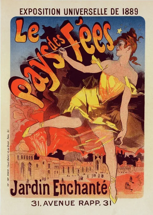 Framed Print : Affiche pour l'Exposition Universelle de 1889 : Le Pays de Fées, c1899. Creator: Jules Cheret. Affiche pour l'Exposition Universelle de 1889 : Le Pays de Fées, c1899. Creator: Jules Cheret Framed Print : Affiche pour l'Exposition Universelle de 1889 : Le Pays de Fées, c1899. Creator: Jules Cheret. Affiche pour l'Exposition Universelle de 1889 : Le Pays de Fées, c1899. Creator: Jules Cheret