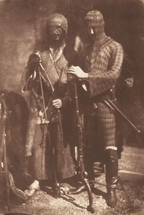 Framed Print : Afghan or Circassian Armour, 1843. Creators: David Octavius Hill, Robert Adamson Framed Print : Afghan or Circassian Armour, 1843. Creators: David Octavius Hill, Robert Adamson