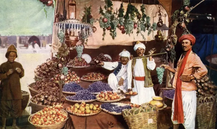 Framed Print : Afghan produce, c1924. Artist: Mullick Framed Print : Afghan produce, c1924. Artist: Mullick
