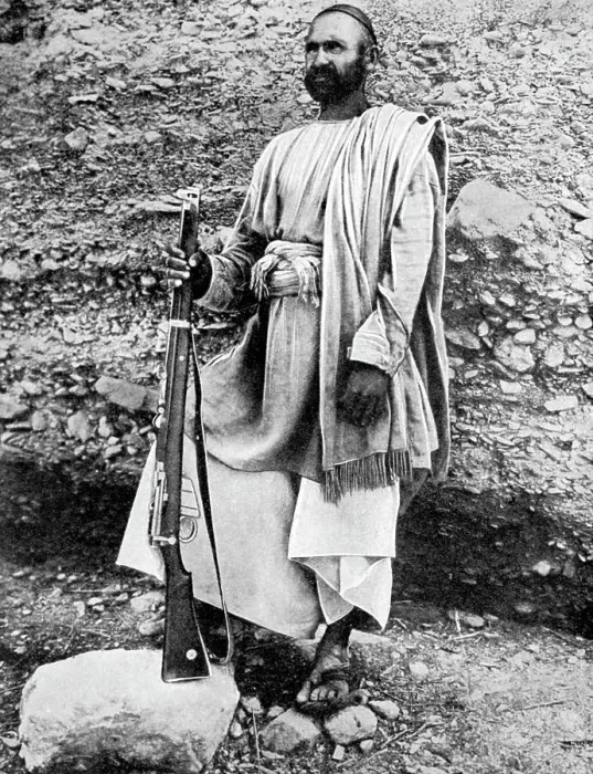 Framed Print : Afghan tribesman, 1936. Artist: Fox Framed Print : Afghan tribesman, 1936. Artist: Fox