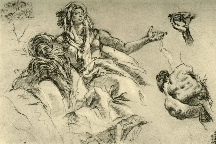 Framed Print : Africa, 1752-1753, (1928). Artist: Giovanni Battista Tiepolo Framed Print : Africa, 1752-1753, (1928). Artist: Giovanni Battista Tiepolo