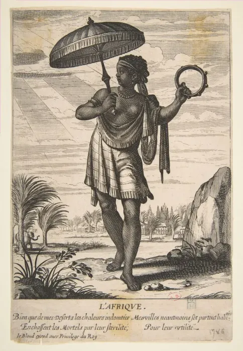 Framed Print : Africa, mid to late 17th century. Creator: Abraham Bosse Framed Print : Africa, mid to late 17th century. Creator: Abraham Bosse