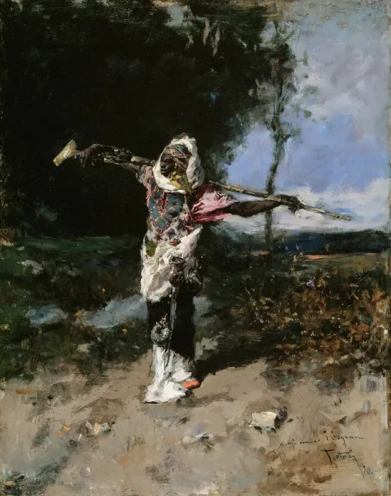 Framed Print : African Chief, 1870. Creator: Mariano Jose Maria Bernardo Fortuny y Carbo Framed Print : African Chief, 1870. Creator: Mariano Jose Maria Bernardo Fortuny y Carbo