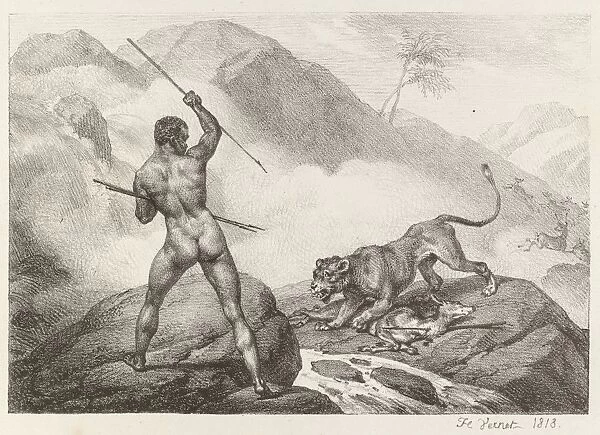 African Hunter (Chasseur Africain), 1818. Creator: Horace Vernet (French, 1789-1863)