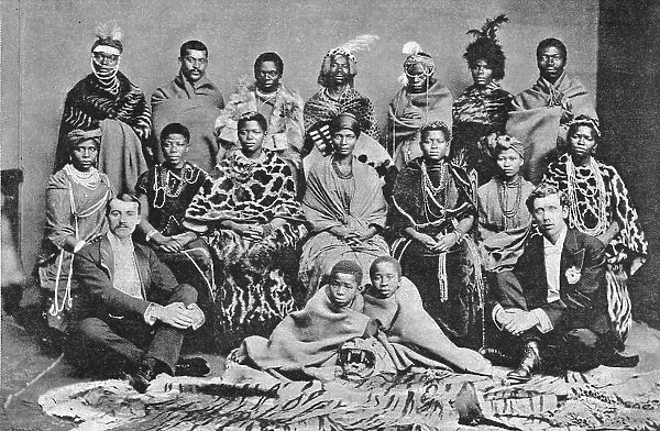 The African Native Choir which sang before HM The Queen at Osbourne. 1891. Creator: Unknown