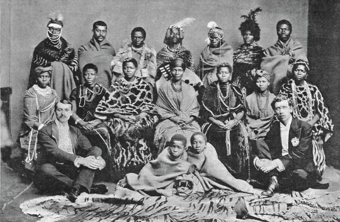 Framed Print : The African Native Choir which sang before HM The Queen at Osbourne. 1891. Creator: Unknown Framed Print : The African Native Choir which sang before HM The Queen at Osbourne. 1891. Creator: Unknown