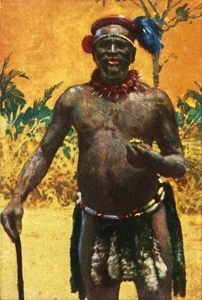 African tribal councillor, c1928. Creator: Unknown