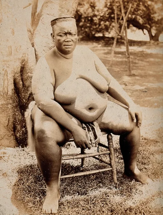 Framed Print : An African woman, 19th century. Creator: Unknown Framed Print : An African woman, 19th century. Creator: Unknown