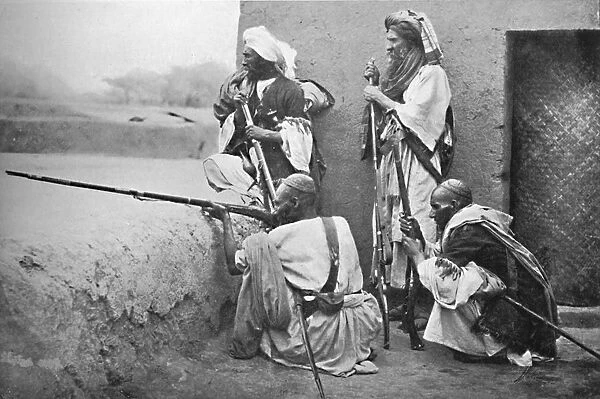 Afridis on the warpath, 1902. Artist: F Bremner