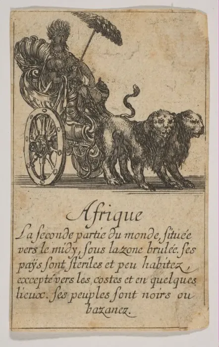 Framed Print : Afrique, 1644. Creator: Stefano della Bella