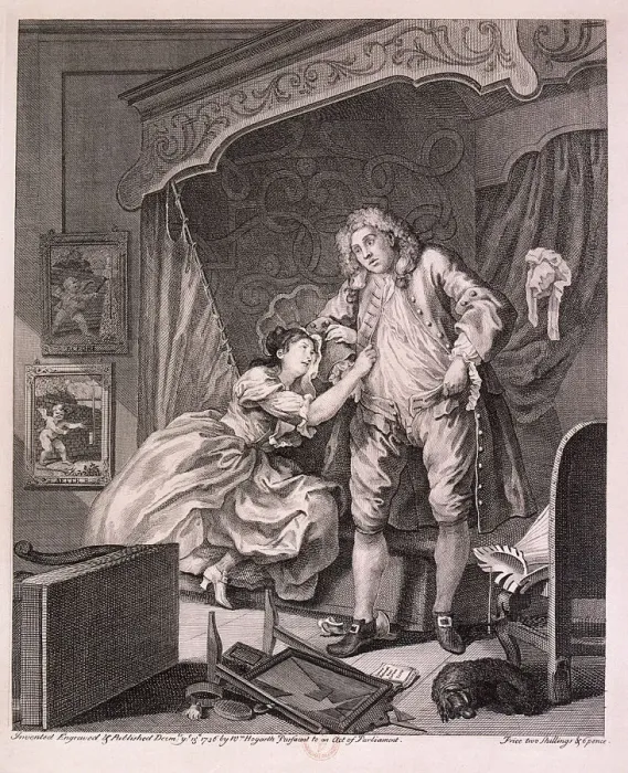 Framed Print : After, 1762. Artist: William Hogarth Framed Print : After, 1762. Artist: William Hogarth