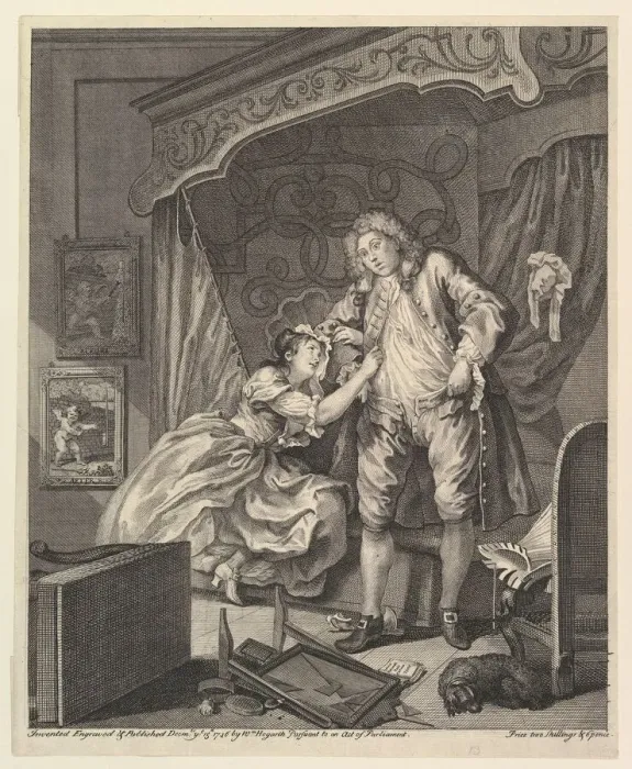 Framed Print : After, December 15, 1736. Creator: William Hogarth Framed Print : After, December 15, 1736. Creator: William Hogarth