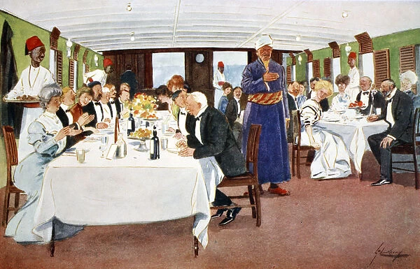 The After-dinner Speech, 1908. Artist: Lance Thackeray