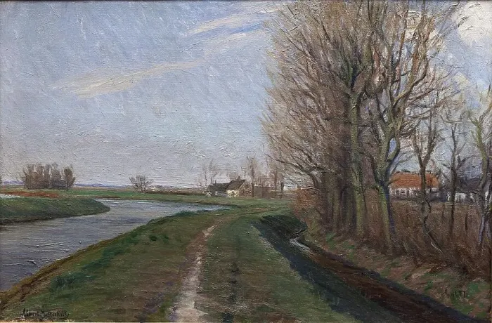 Framed Print : Afternoon in April, 1897. Creator: Albert Gottschalk Framed Print : Afternoon in April, 1897. Creator: Albert Gottschalk