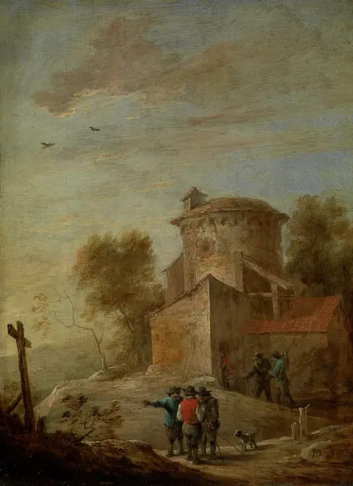 Framed Print : Afternoon, c1640-1690. Creator: David Teniers II Framed Print : Afternoon, c1640-1690. Creator: David Teniers II