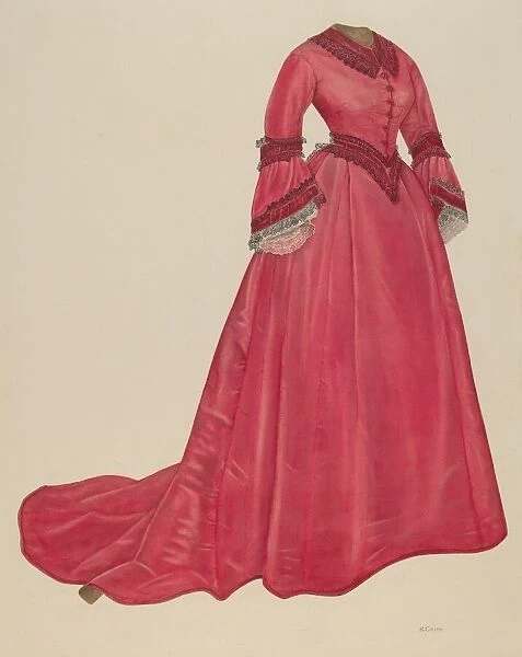 Afternoon Dress, 1935  /  1942. Creator: Nancy Crimi